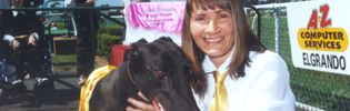 2002 Traralgon Cup Winner Elgrando and Carolyne Jones 2002 Traralgon Cup Winner Elgrando and Carolyne Jones