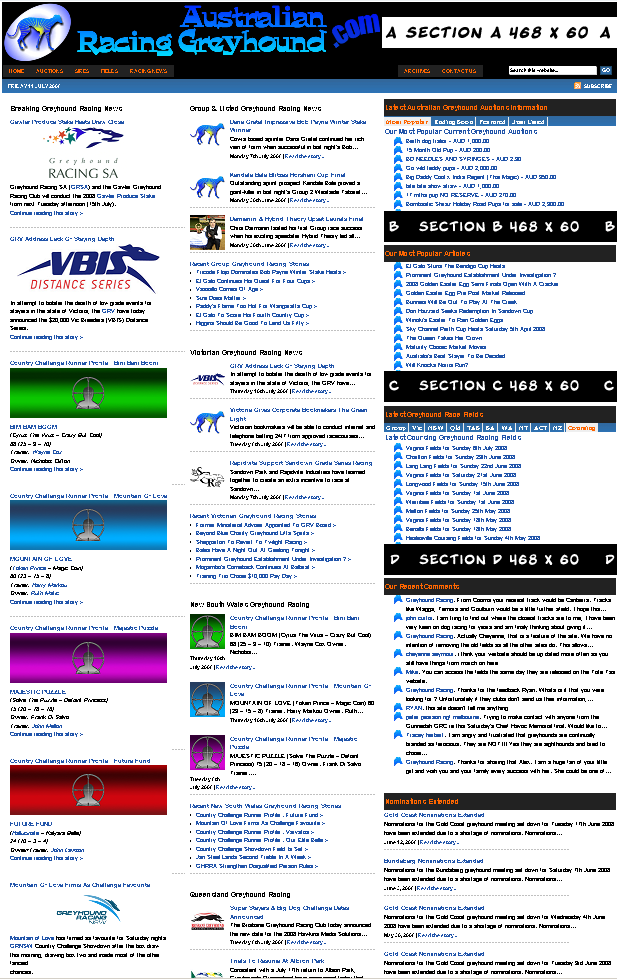 Home Page Ad Grid